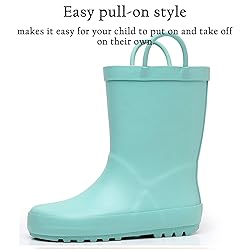 LANCDON Toddler Rain Boots for Boys and Girls