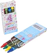 HENBRANDT 24 x Mini Kids Crayons Box 4 Assorted Colours 8 cm Non-Toxic view 2