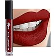 Mynena Dark Red Lip Stain Long-Lasting Waterproof | Lightweight Comfortable Non-Drying | High Pigment Intense Color Liquid Matte Lipstick | Paraben-Free Talc-Free Vegan & Cruelty-Free | Elle