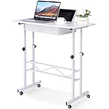 GTRACING Small Standing Desk Adjustable Height