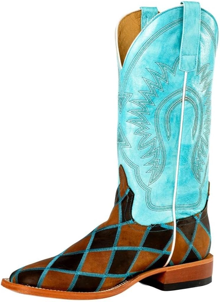 cowboy boots teal