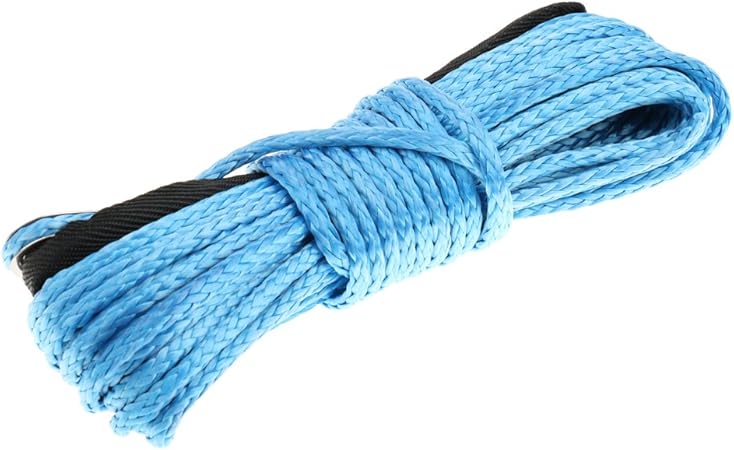 Amazon Co Jp 7000ポンド ブルー 高い引張強さ 1 4インチ 50ft バギーatv Utv 用 アウトドアツール ウィンチラインケーブル延長 車 バイク