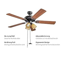 Ceiling Fan Pull Chain,24Inch Extra Long with