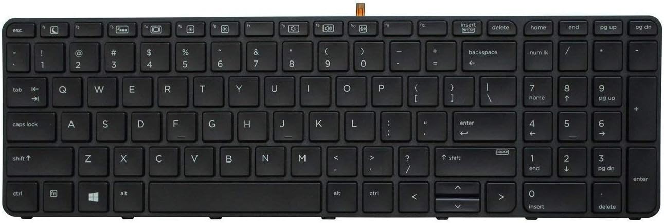 Amazon Com Miss Parts Replacement For Hp Probook 450 G3 455 G3 470 G3 Series Us Laptop Keyboard With Backlight Computers Accessories