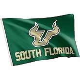 Desert Cactus University of South Florida USF Flag - 3 x 5 Feet Bulls Banner, Indoor/Outdoor Durable Fabric, 100% Polyester Design (Style 4)