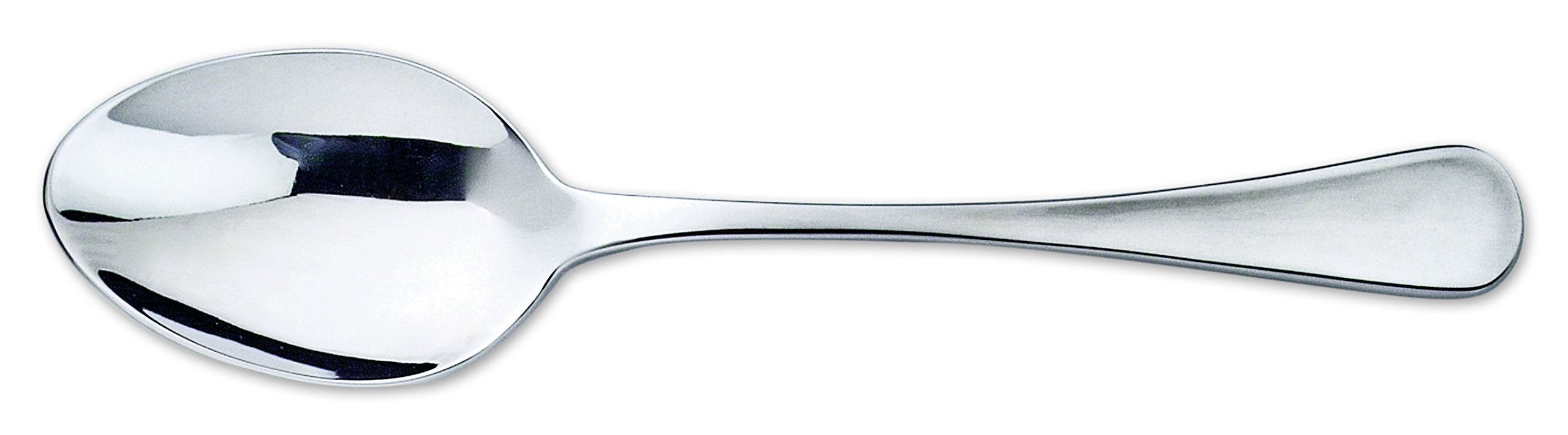 Arcos Series Madrid - Dessert Spoon Table Spoon - Monoblock of one Piece Stainless Steel 18/10 and 7" Silver Color