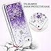 iPhone 6/6S/7/8 Case, Caka iPhone 6S Glitter Case [Tempered Glass Screen Protector] Bling Flowing Floating Luxury Glitter Sparkle TPU Bumper Liquid Case for iPhone 6/6S/7/8 (4.7