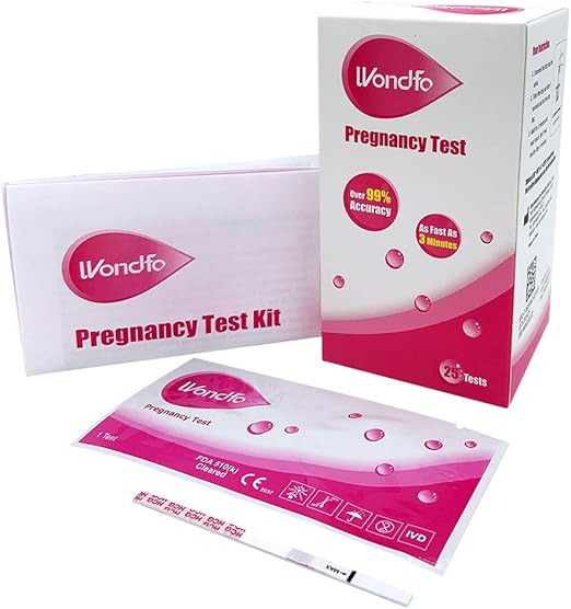 Wondfo Pregnancy Test Strips, 25count medical Amazon.it Salute e