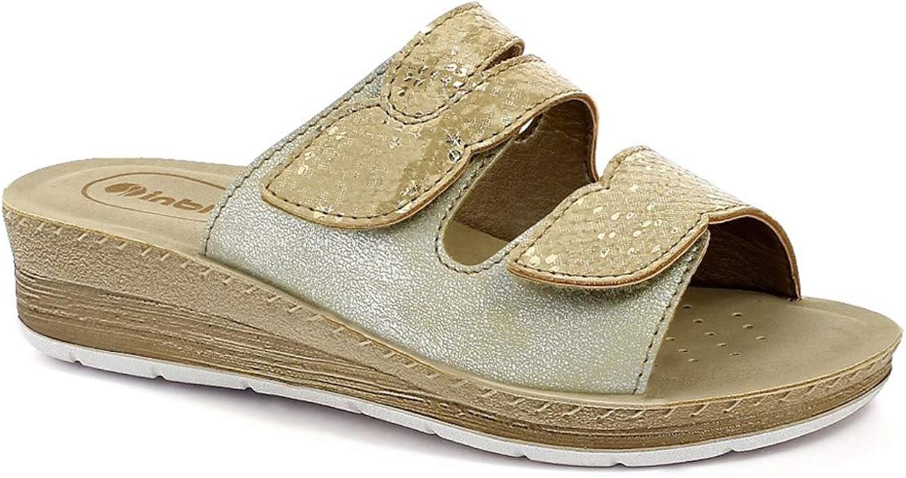 Ciabatte Donna Inblu VR000057 - Con Chiusura A Strappo Regolabile E Sottopiede Comfort - Foto 4