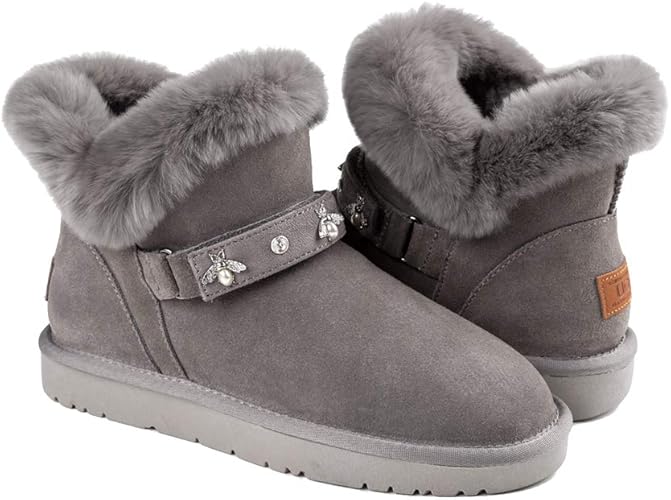Amazon Ozwear Ugg オーストラリア秋冬カジュアルファッションブーツクラシック Ladies Polly Buckle Boots Ob472 Ozwear Ugg ブーツ ブーティ
