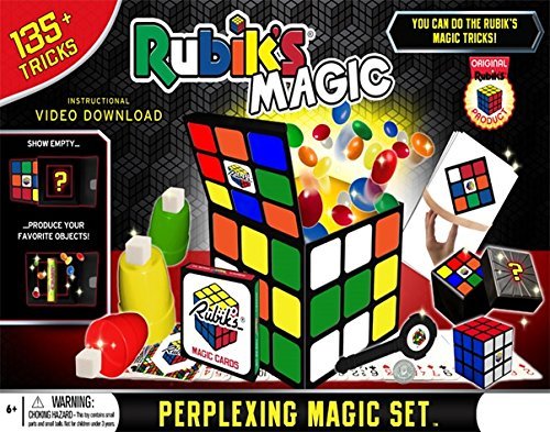 Rubik s magic perplexing magic set – includes 135+ tr…