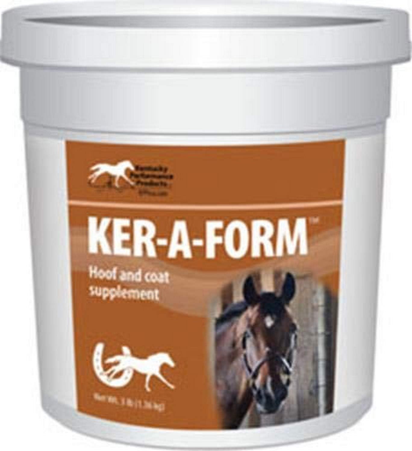 Kentucky Performance Prod 044045 Ker-A Form Coat & Hoof Supplement for Horses, 3 lb : Horse Nutritional Supplements And Remedies : Pet Supplies