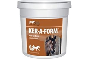 KENTUCKY PERFORMANCE PROD 044045 Ker-A Form Coat & Hoof Supplement for Horses, 3 lb