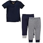 Burt's Bees Baby baby-boys Shirt and Pant Set, Long Sleeve Top & Bottom Outfit Bundle, 100% Organic Cotton