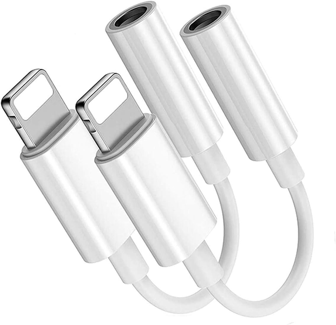 [Apple MFi Certified] iPhone Dongle Headphone Adapter, Lightning to 3.5mm Headphone Jack Adapter