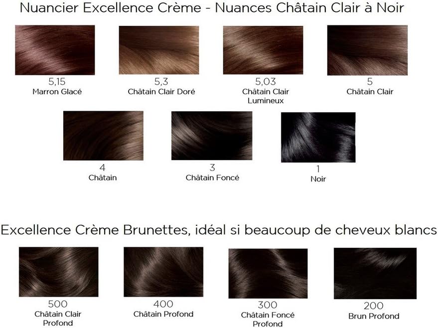 L Oreal Excelence Creme Couleurs Chatains Et Fonces 5 3 Chatain Clair Dore Amazon Co Uk Beauty