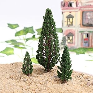 VORCOOL Mini Alberi Pino con Dimensioni Diversi 8PCS