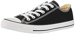 Converse Low TOP Black, 4.5 Men / 6.5 Women