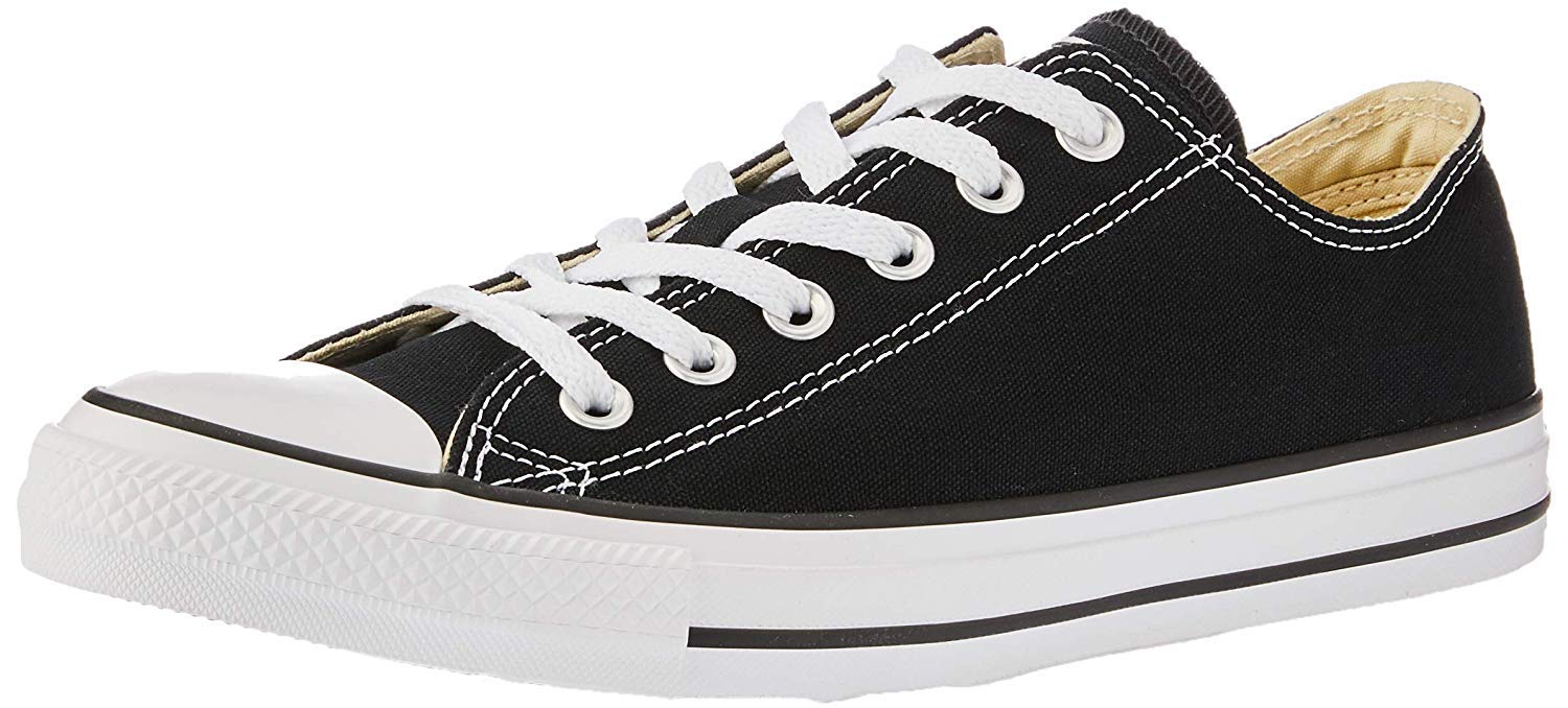 Converse Low TOP Black, 4.5 Men / 6.5 Women