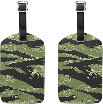 camo luggage tags