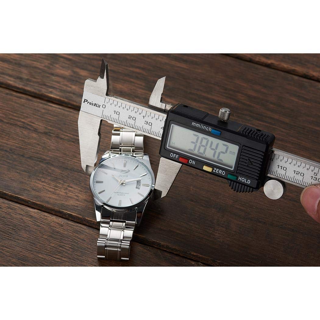 Zimrio Orologio da Uomo al Quarzo con Cinturino in Acciaio Orologi da Polso