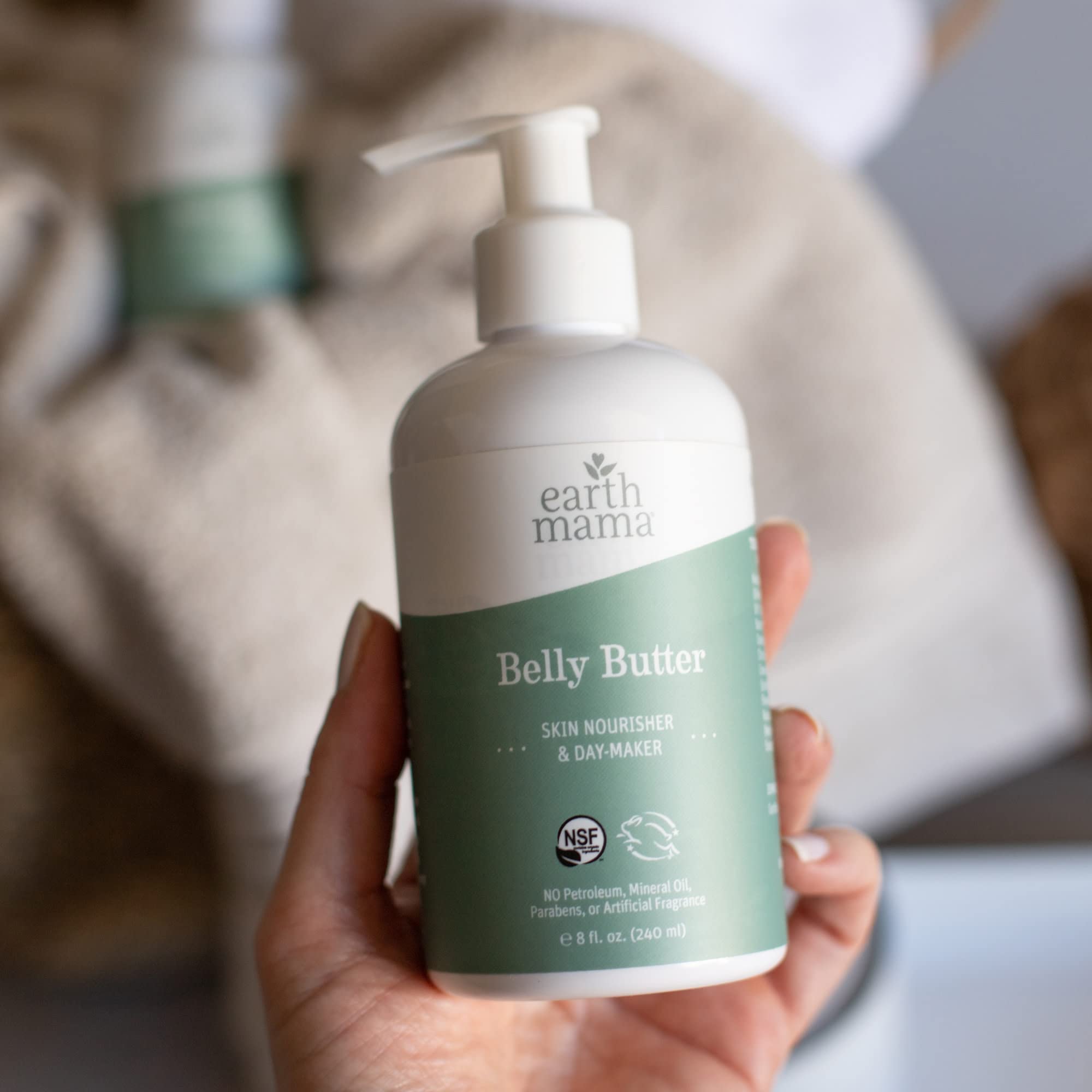 Earth Mama Belly Butter, Belly Oil, Skin & Scar Balm Kit for Dry, Stretching Skin | Moisturize + Encourage Skin's Natural Elasticity During Pregnancy | Pregnancy Stretch Mark Scar Cream
