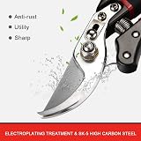 Kynup Garden Secateurs SK-5 Steel Pruning Shears Ergonomic Anti-Slip Handles view 8