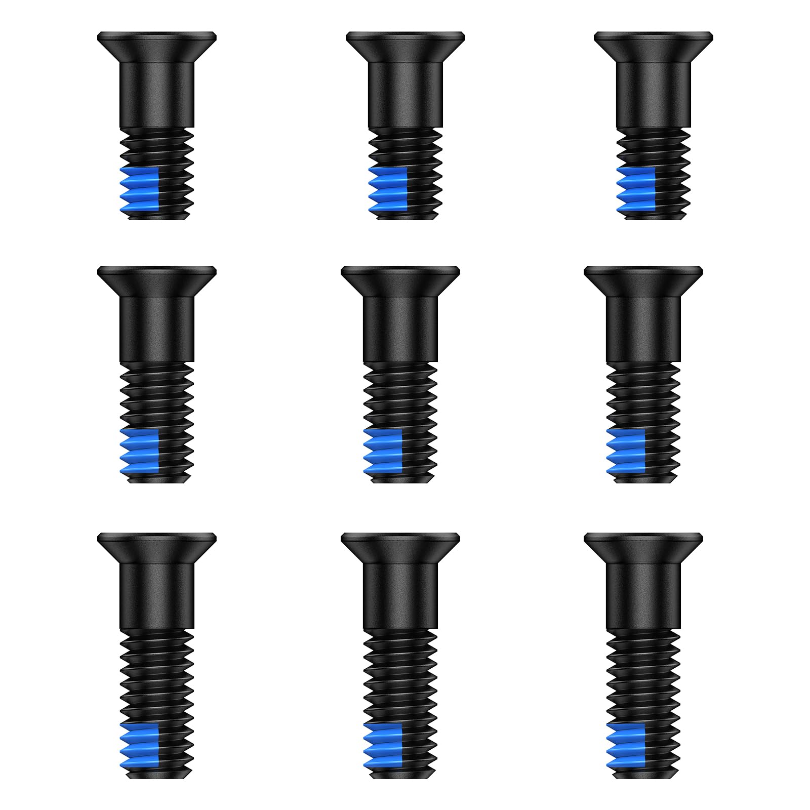 Vstranics 9Pcs Red Dot Screw Kit M4 Screws Diameter
