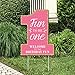 Big Dot of Happiness 1st Birthday Girl - Fun to be One - Party Decorations - First Birthday Party Welcome Yard Sign