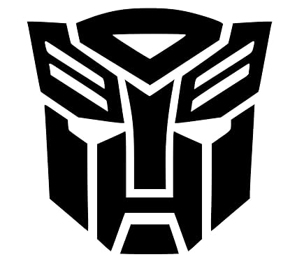 Transformers Motobot Aufkleber Autoaufkleber Sticker Auto`+ Bonus Testaufkleber 'Estrellina-Glückstern' ®, gedruckte Montagea