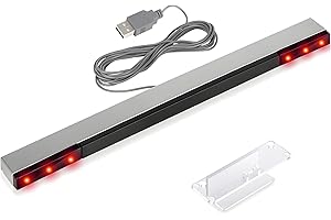 OTAKULICIOUS Dolphin Bar USB Wii Sensor Bar, Wii Infrared Ray Motion Sensor Bar for Nintendo Wii/Wii U Console