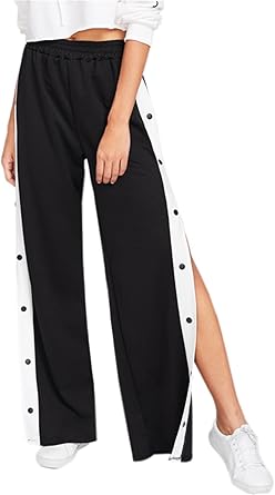 high waist open leg pants