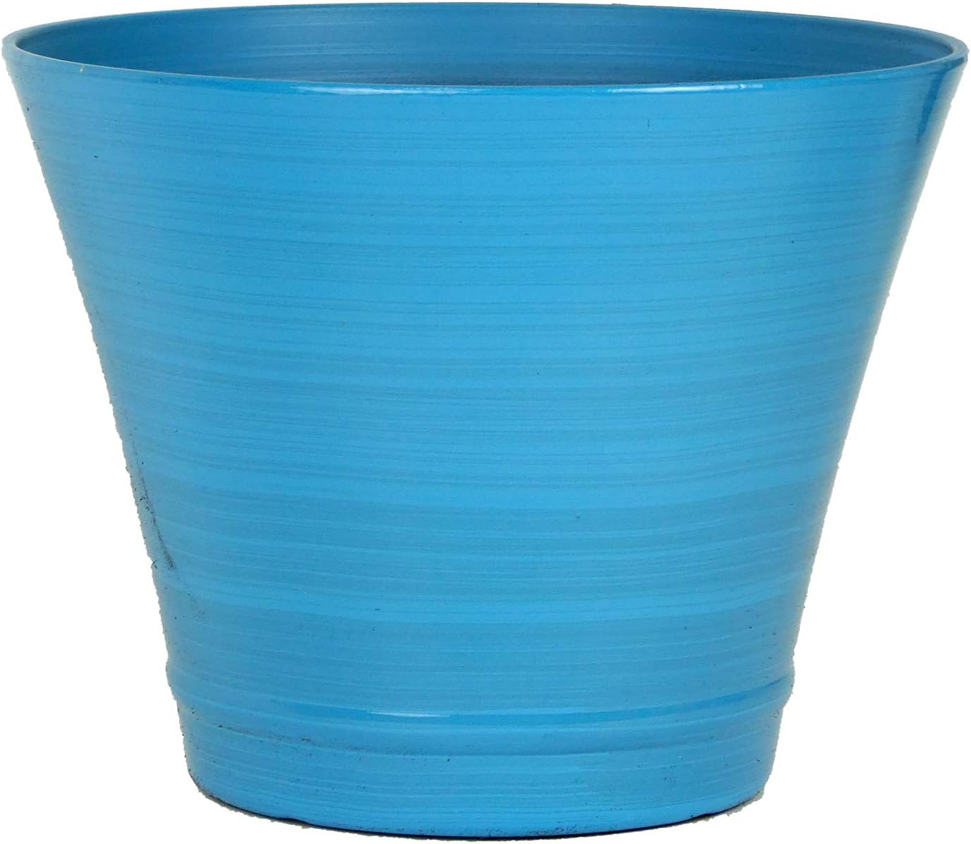 Classic Home and Garden 112D-555R 12" Doherty Pot Planter, Grained Sky Blue