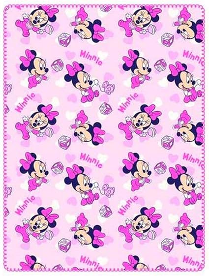 Plaid Polaire Minnie Mouse Couverture Enfant Bebe Puericulture Couvertures Et Couvertures D Emmaillotage Agri Khoramdareh Ir