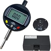Electronic Digital Dial Gauge,with A Range of 0.5in/12.7mm and A Digital Indicator Accuracy of 0.01mm/0.0005 "Metric and Imperial Measure Tool Electronic Dial Gauge of 3D Printing and CNC Machine