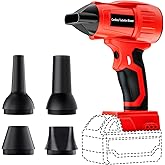 Mewryytuo Turbo Jet Blower Cordless Dust Blower for Milwaukee M18 18V Battery, Air Duster Jet Fan Turbo Leaf Blower 350W 96000 RPM Adjustable Wind Speed, for Dust Removal Cleaning (Tool Only)
