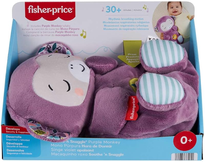 Peluche Monito Morado para bebé