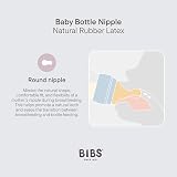 BIBS Plastic Baby Bottle 270 ml 2-Pack Natural Rubber Latex Teat Blush view 4