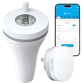 GoveeLife WiFi Pool Thermometer P1 Wireless, Water Thermometer | Easy Read Digital Pool Thermometer Floating, IPX7 Waterproof, APP/Email Alert, 328ft Range for Swimming, Pond, Bath, SPA