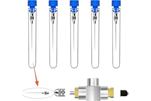 LTIENBST 5PCS Stainless Steel Universal Replacement Needles Nitrogen Fill Tools Nitrogen Needle Kit,35MM Long