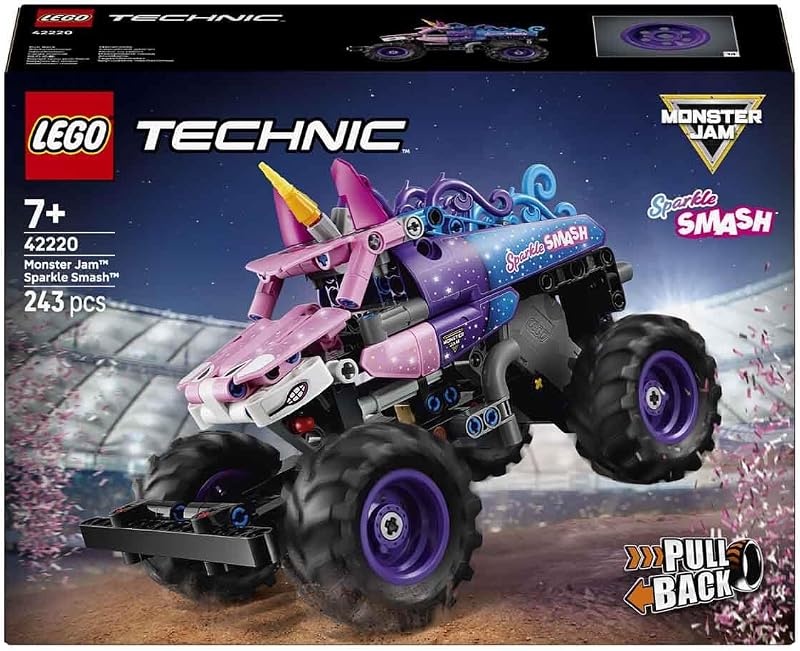 Technic Monster Jam Sparkle Smash à rétrofriction 42220