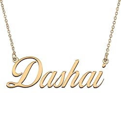 HUAN XUN Customized Custom Simple Any Name Necklace