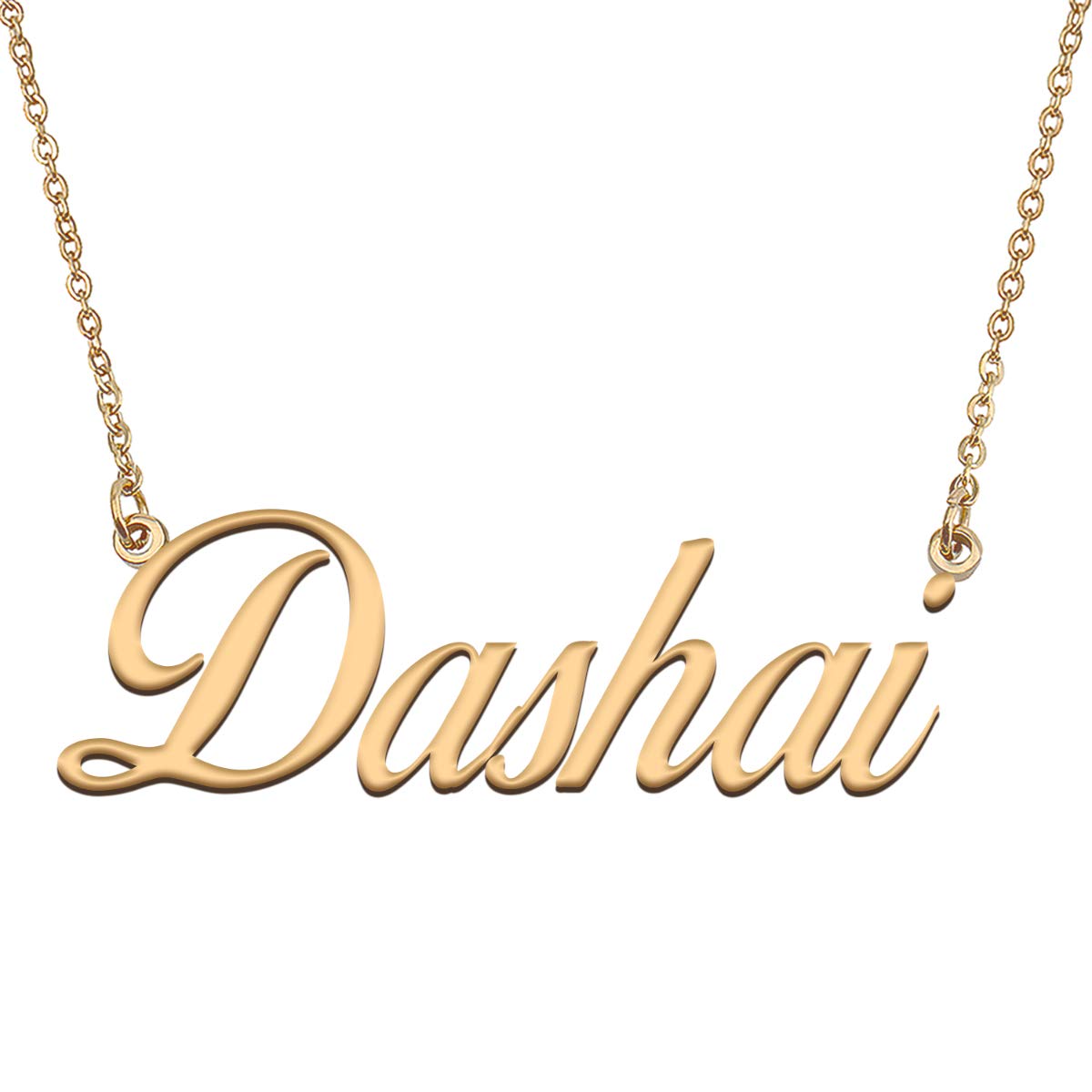 HUAN XUN Customized Custom Simple Any Name Necklace