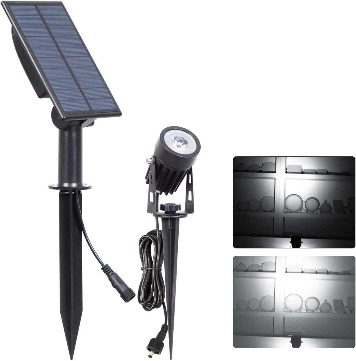 TSUN LED Landscape Solar Spotlights, Waterproof Outdoor