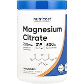Nutricost Magnesium Citrate Powder (Unflavored, 500 Gram)