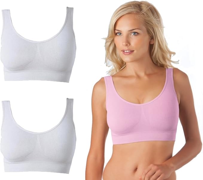 Delight Bra 3 Pack Women S Seamless Comfort Bra Amazon Co Uk