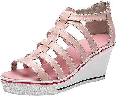 high heel canvas shoes