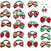 yagopet 20pcs Christmas Small Dog Bow Ties Cat Dog Bowties Collar for Christmas Festival Dog Ties Dog Grooming Accessories