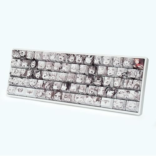 Keycaps, 108 clés OEM PBT Keycaps Dye Sublimation Japanese Anime keycap