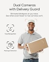 eufy Security Video Doorbell E340 Dual Cameras 2K HD Wireless Battery/Wired view 4